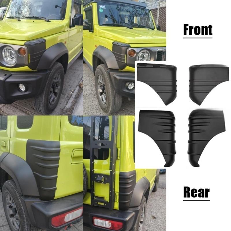 For Suzuki Jimny JB64W JB74W + 2-Door 4-Door ABS Front Rear Body Corner Wrap Protection Cover Exterior Guard Trim