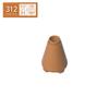 BRICKE 49309 2x2x2 Inverted Cone Building Blocks, Ice Cream Bucket - LEGO Compatible