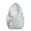 Schoolbag New Polka Dot Fresh Wind Backpack, Primary and Secondary School Schoolbag, Sweet Sister Daily Class Weekend Travel Versatile Backpack
