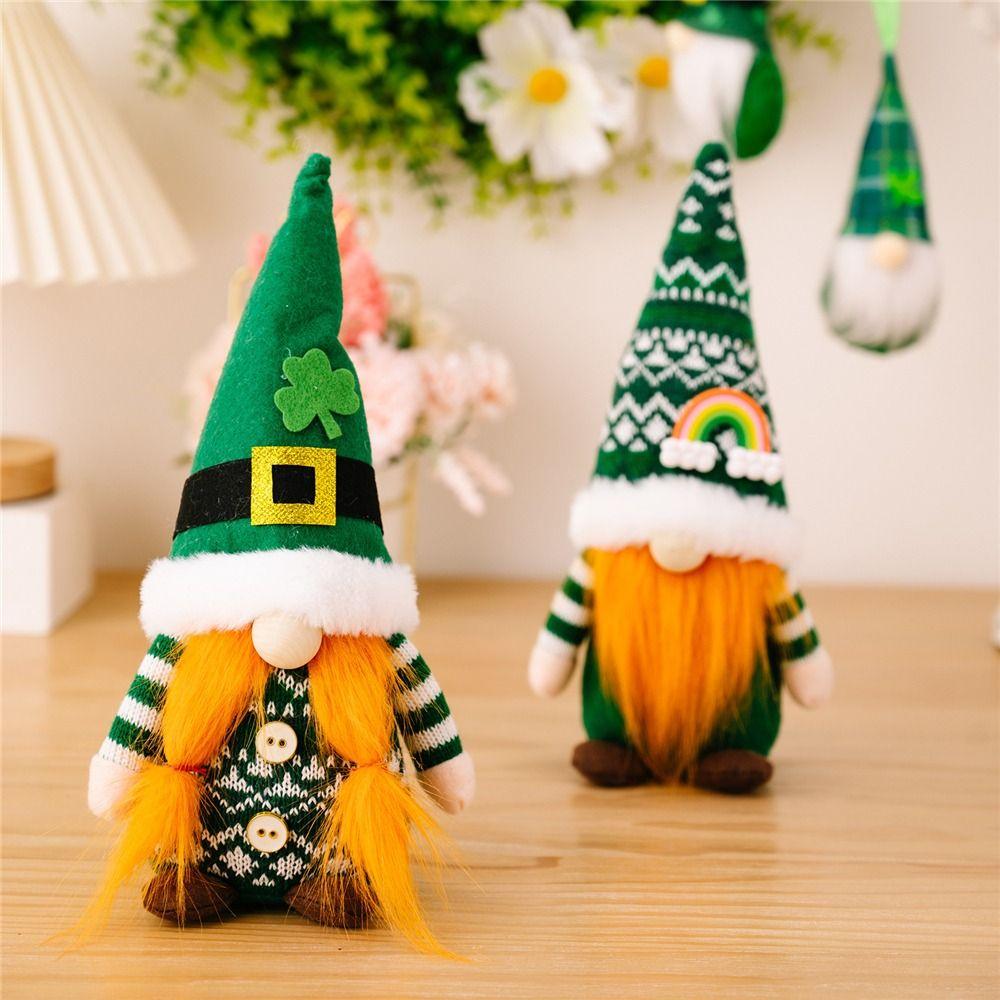 

Plush St Patrick s Day Gnomes Handmade Faceless Gnome for St Patrick s Day