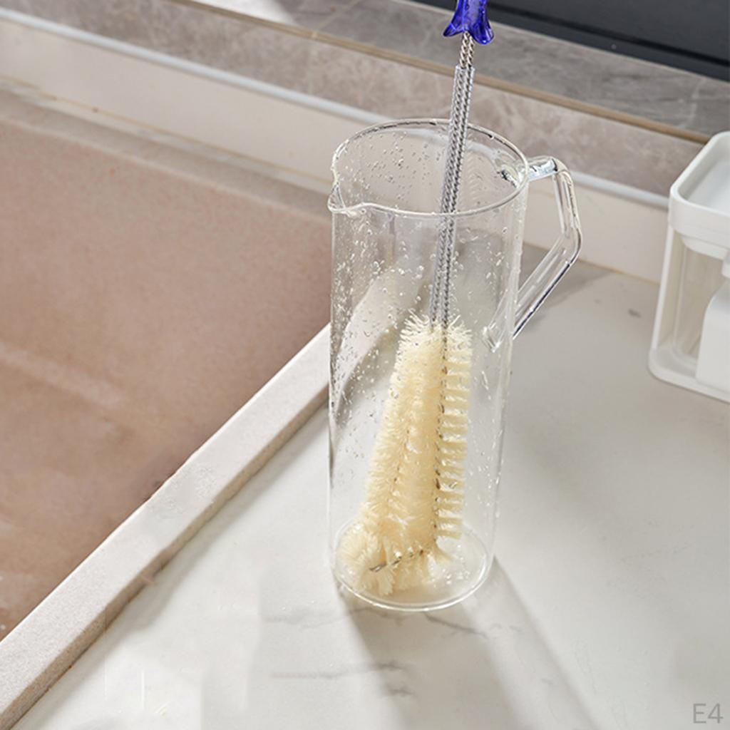 Brush Multi-Function Glassware Cleaning Bottle Cleaner for Goblets Champagne Flutes