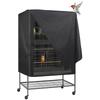 Light-Blocking Oxford Cloth Bird Cage Cover Ventilated Waterproof Bird Cage Cover Dustproof Washable Bird Cage Protective Hood