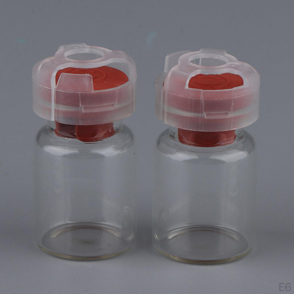 20 PCS Small Mini Transparent Jars Little Bottles With Stoppers