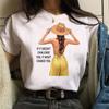 Women T Shirt Fashion Casual Female Print Shirt Loose Women Oneck Tops Harajuku 90s Girls Kawaii T Shirt Korean Style Clothes