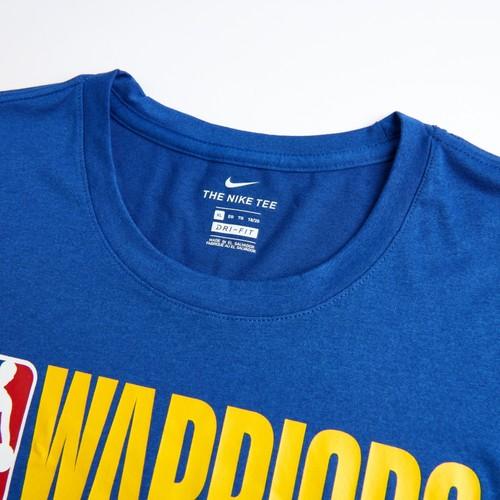 Nike Letter Logo Breathable Short Sleeve T-Shirt Golden State Warriors Unisex