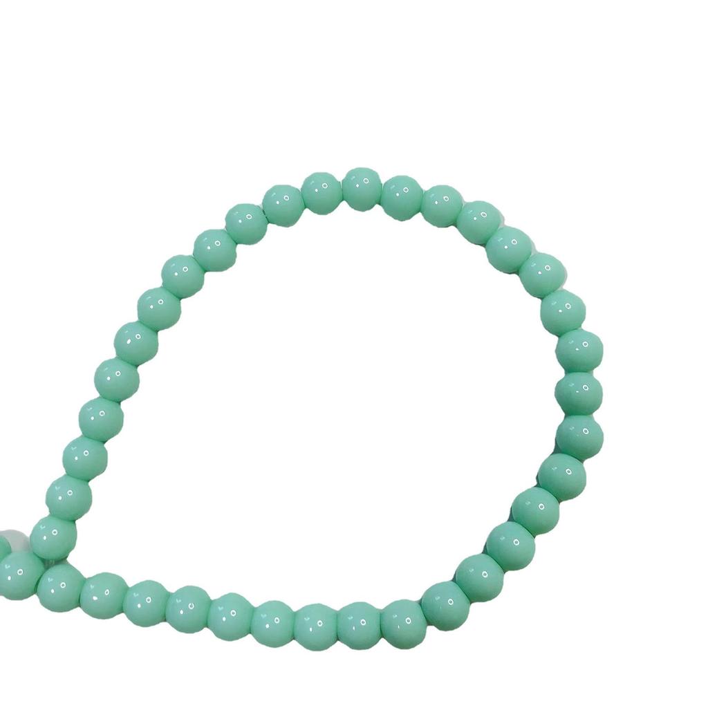 8mm Glossy Porcelain Crystal Beads for Handmade DIY Earrings & Bracelets