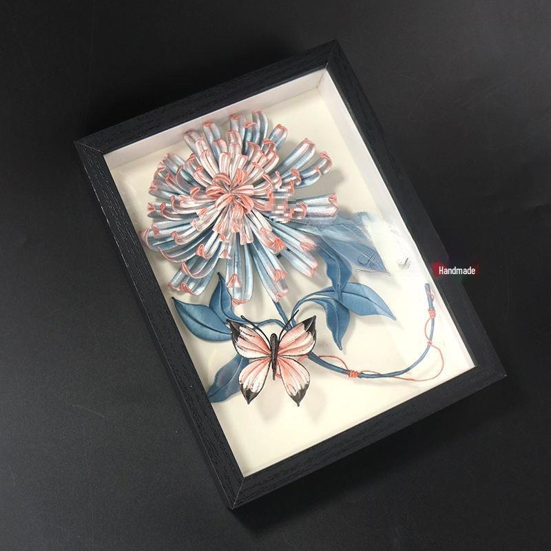 Handmade Chrysanthemum Filigree Kit: Cultural Heritage Decor with DIY Tutorial