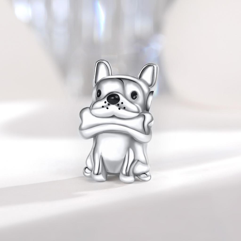 925 Silver Animal Charms Beads for DIY Bracelet Lovely Dog Cat Pendants Jewelry for Women