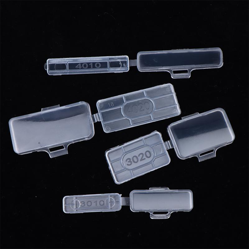 100Pcs Cable Label Tag Box Transparent Plastic Cable Tie Marker Wire Sign Name Holder Display Identification Seal Case