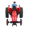 Simulation Tractor Vehicle Model Sturdy Alloy Engineering Farmer Car Toy for ChildrenRed