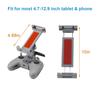 Hanatora inch Tablet Holder Mount Bracket for DJI FPV Remote Control 2 Extended Drone Control Clip Accessory 4.7~12.9