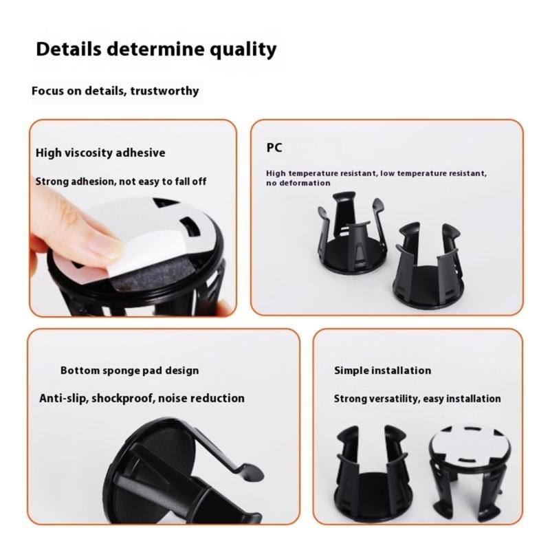 Coffee Cup Holder Automotive Accessories Car Drink Holder Adhesive Cup Beverage Can Bottle Stabilizer Easy Installation