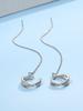 1 Pair Minimalist Extra Long Dangle Ear Cuffs Jewelry For Women Party Fashion Accessories