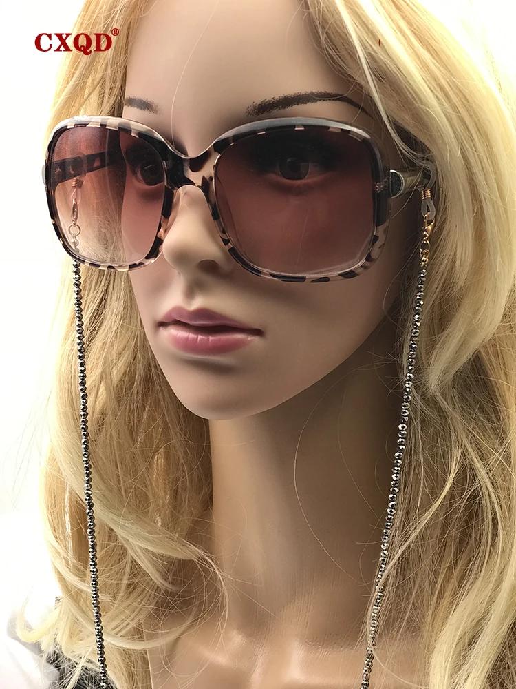Handgefertigte Mode 3mm Galvanisierte Lesebrillen Kette Perlen Lanyard Damen Sonnenbrillen Schnüre Brillen Masken Halter Geschenk