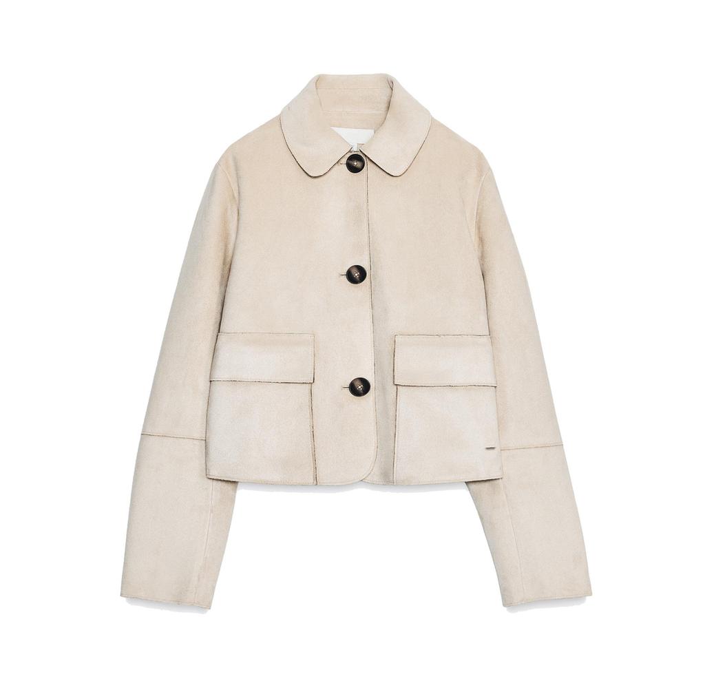 Autumn and Winter New European and American Cross-border Women's Clothing Street Fashion Casual Suede Jacket W09 11560