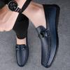 Fashion 2025 New Men Genuine Leather Loafers Non Slip Office Shoes Breathable Outdoor Slip on Flats Casual Shoes Man Dress Moccasins