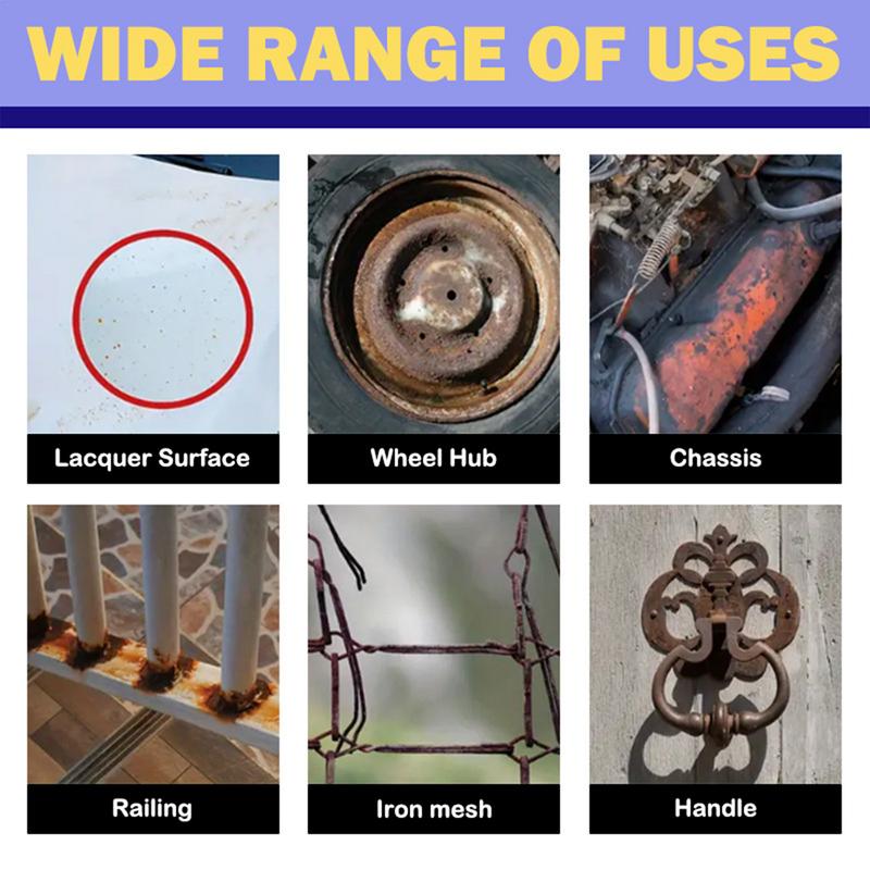 Car Tire Iron Remover 100ml Car Tire Iron Powder Remover Spray Metal Rust Out Instant Remover Tyre Cleaner Spray For Car