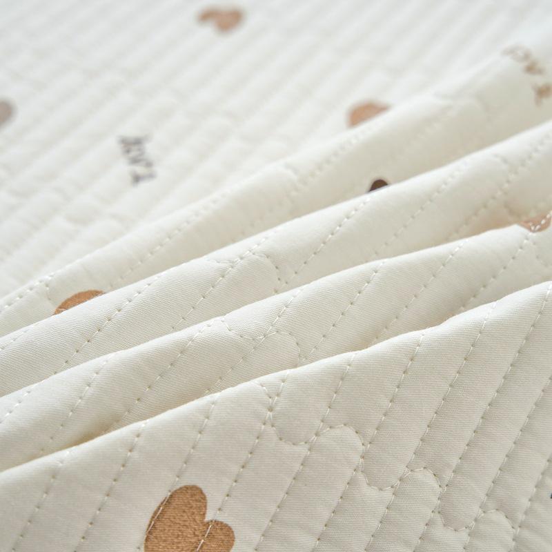 All-Season Pure Cotton Quilted Duvet & Non-Slip Kang Bed Cover Set