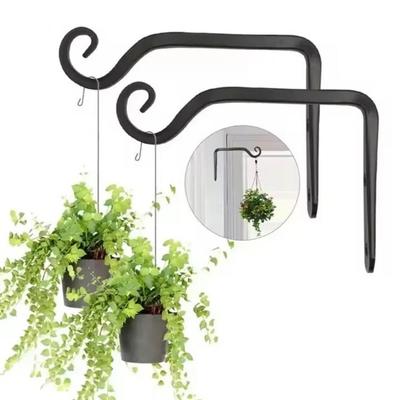 Multi-purpose Plant Support Hanger Wrought Iron Hanging Plant Brackets  Home