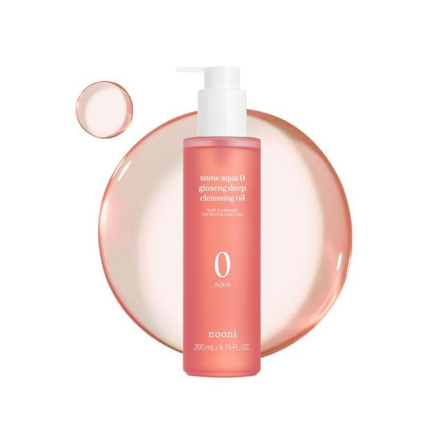 Nooni - Snow Aqua 0 Ginseng Deep Cleansing Oil 200ml