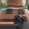 SEAMETAL Car Headrest Hanger Car Back Seat Hanging Hooks Vehicle Headrest Hanger Holder Hooks