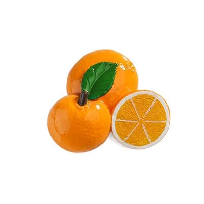 3D 3D Obst Kühlschrankaufkleber Magnetisch Cartoon Simulierte Früchte Magnetische Aufkleber Niedliches Frucht-Design Harz Lebensmittel Spielzeug Requisiten