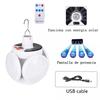 LED Solar Light Waterproof Outdoor Bivouac Decoration Emergency Lighting Energy Saving Remote Rechargeable Control Solar Lamp