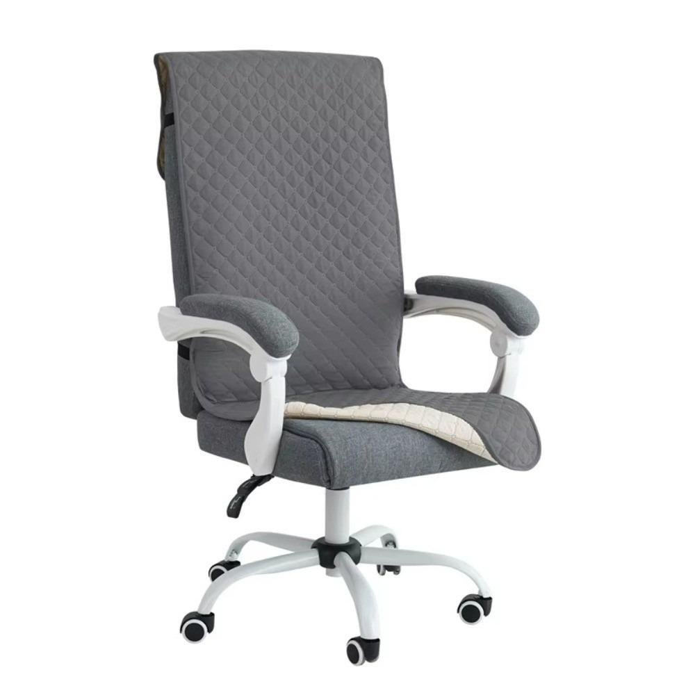 Anti-slip Office Chairs Pad Long Size Armchair Slipcover Office Chair Cover Mat Office Use темно серый