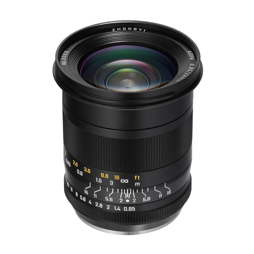 Zhongyi Optics Speedmaster 20mm Sony E Lens F0.95 ASPH. E-mount APS-C