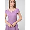 Women's Summer Pleat Detailed Short Sleeve Mini Dress