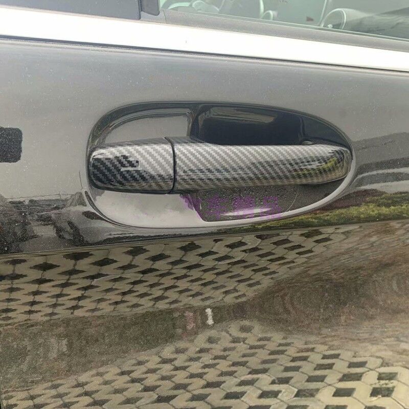 For Mercedes Benz Vito W447 Metris Valente V-Class 2014- Carbon Fiber Car Door Handle Cover Styling Stickers