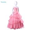 Wicked Glinda Dress for Children Pink Glinda Cosplay Costume Dress Halloween Dance Party Show for Girls Role-Playing Party Outfit