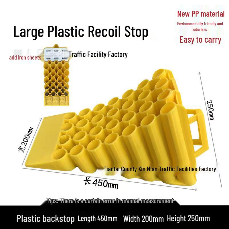 Anti-slip Rubber Wheel Chock for Parking and Stability