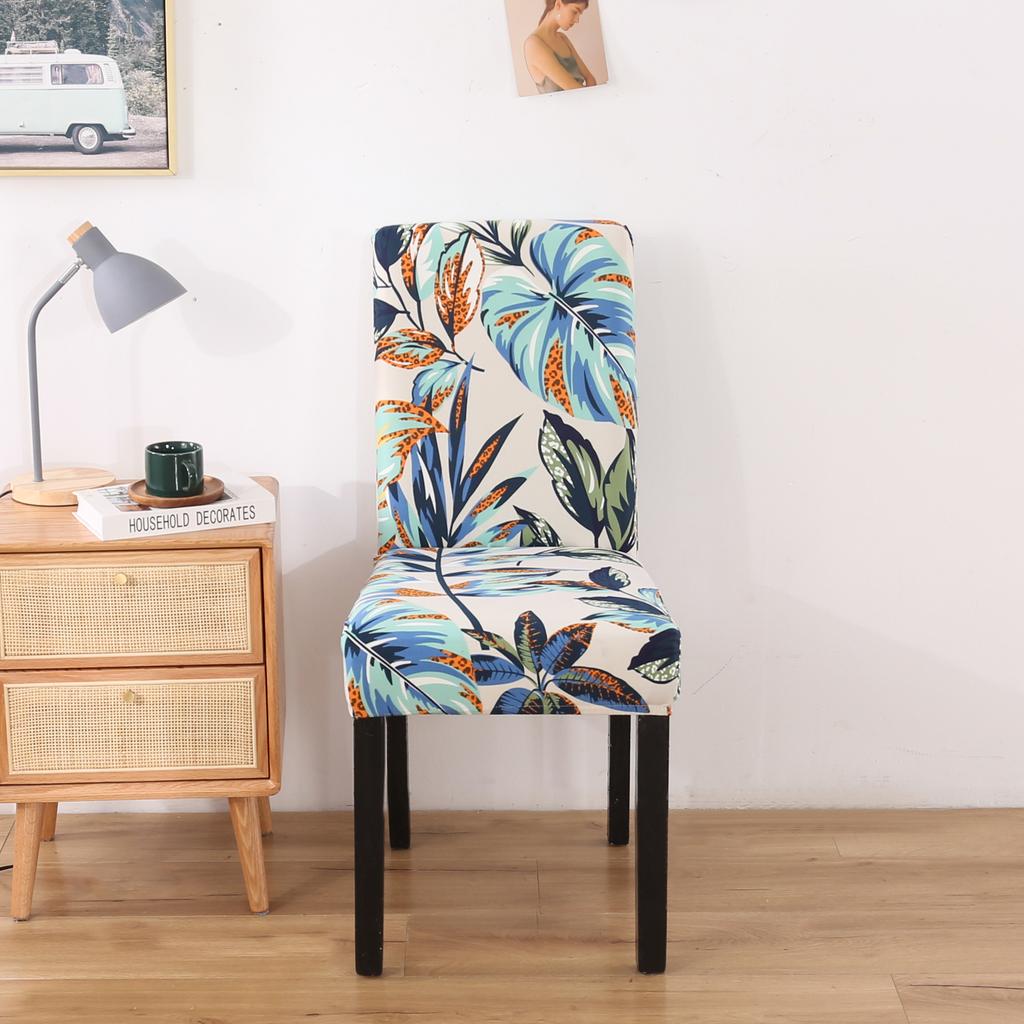 Four Seasons Universal Milk Silk Chair Cover Dust-Proof One Set Of El Conjoined Backrest All-Around Printing