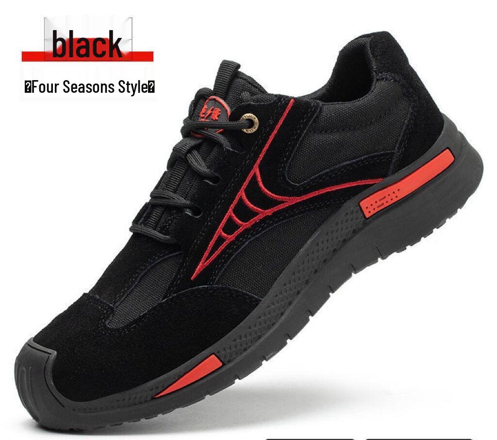 Cross-Border Protective Electrician Safety Shoes: Anti-Smash, Anti-Puncture, Insulated, Breathable, Anti-Odor, Slip-Resistant.