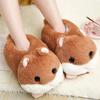 Luxury Winter Hamster Ladies Slippers House Home Cartoon Cute Bear Home Indoor Couple Female Warm Indoor Slipper Casual