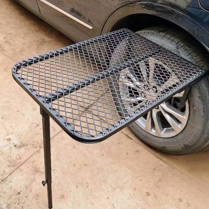 Portable Metal Folding BBQ Table for Outdoor Camping