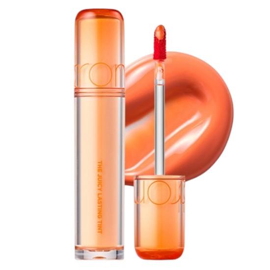 rom&nd Juicy Lasting Tint 24 Bare Juicy Oh — Soft Juicy MLBB Glossy Long-Lasting Lip Tint