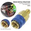 2Pcs R134A Low High Side Auto Car Quick Coupler Connector Adapters Air Conditioning Refrigerant Adjustable AC Manifold Gauge