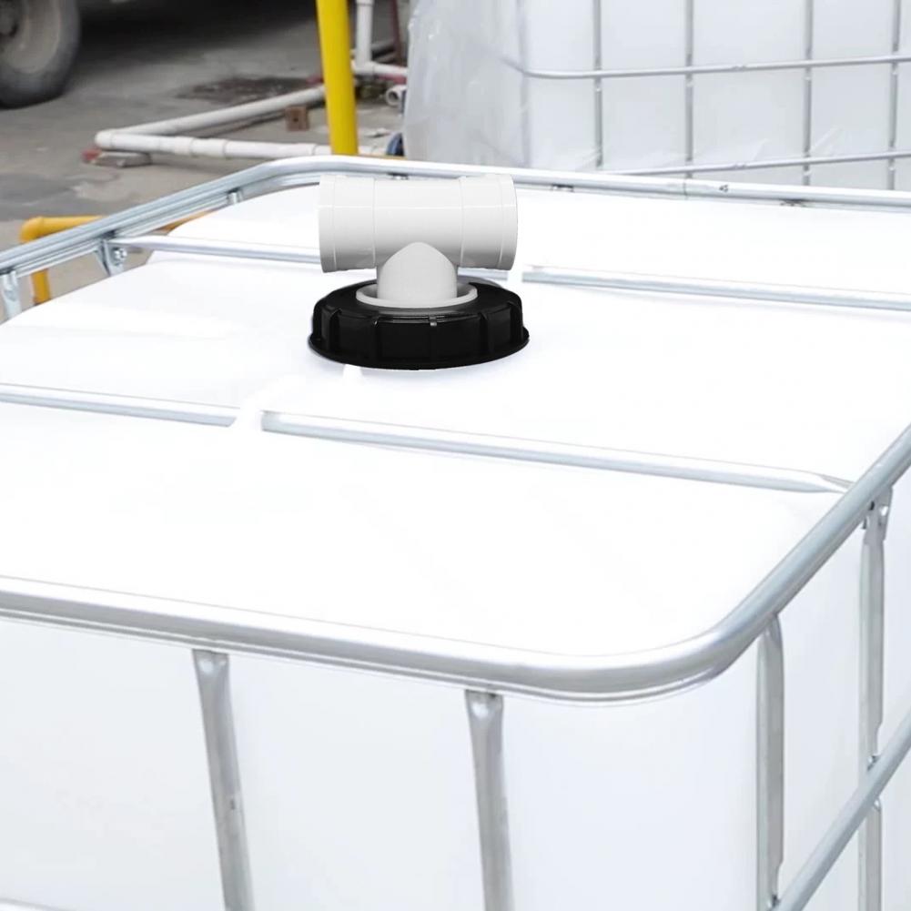 Tank Cover Different Angle Caliber T Shape Debris Removal IBC Slit Filter Lid Alkali Tank Cover For 1000 Liters Rainwater