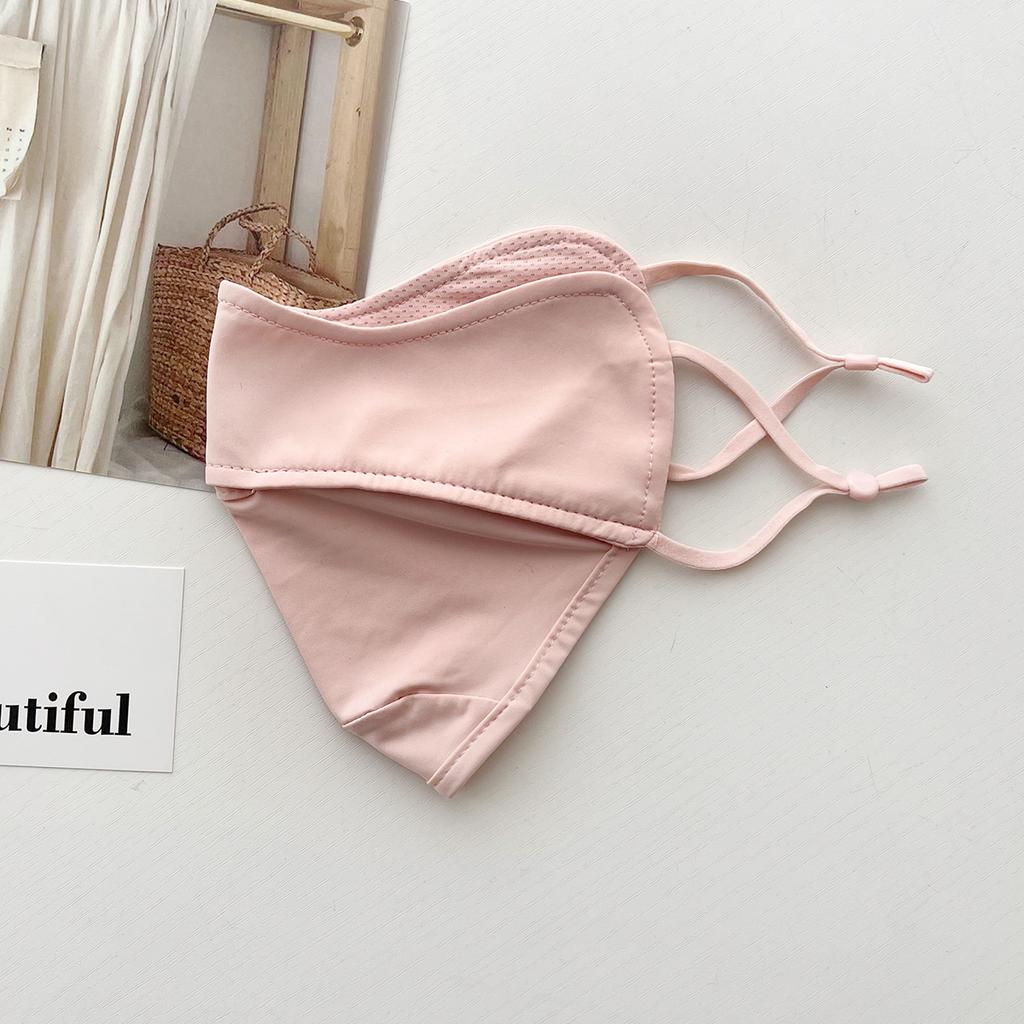 Sunshade Anti-Ultraviolet Breathable 3D Three-Dimensional Spring And Summer Sunscreen Mask Simple Solid Color Eye Corner Ice Silk Mask