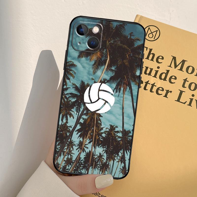 Volleyball Sport Phone Case For iPhone 17 16 15 14 11 12 13 Pro Max mini XR 16e 15 16 Plus 17 Air Full Cover