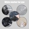 10x/Set Waterproof Marker Pens White Paint Marker Pens Quick-drying Markers Permanent Markers for School