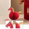 Horse Honeycomb Centerpiece Chinese Year Decoration Paper Ornament for