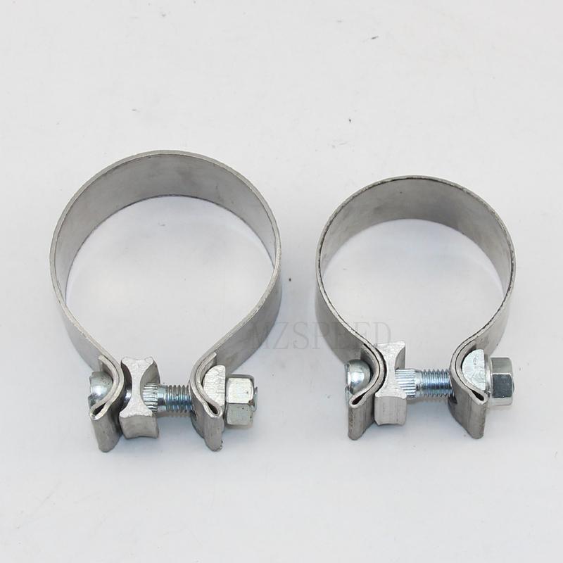 2.0  2.25  2.5  3.0  4.0  Stainless Exhaust Lap Joint Exhaust Band Clamp Exhaust Sleeve Butt Joint Clamp 89mm