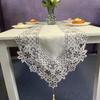European Table Flag, Simple And Fashionable Style Table Cloth Embroidery Hollow Home Decoration Fringed Table Flag
