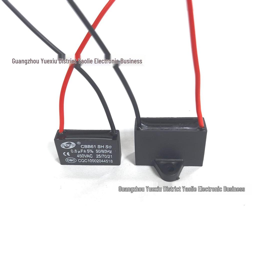 New CBB61 450VAC 4.5uF Start Capacitor for Ceiling and Range Hood Fans