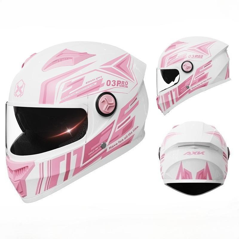 Motorcycle Helmet Men's Winter Warm Locomotive Electric Car Women's Four Seasons Universal Safety Helmet