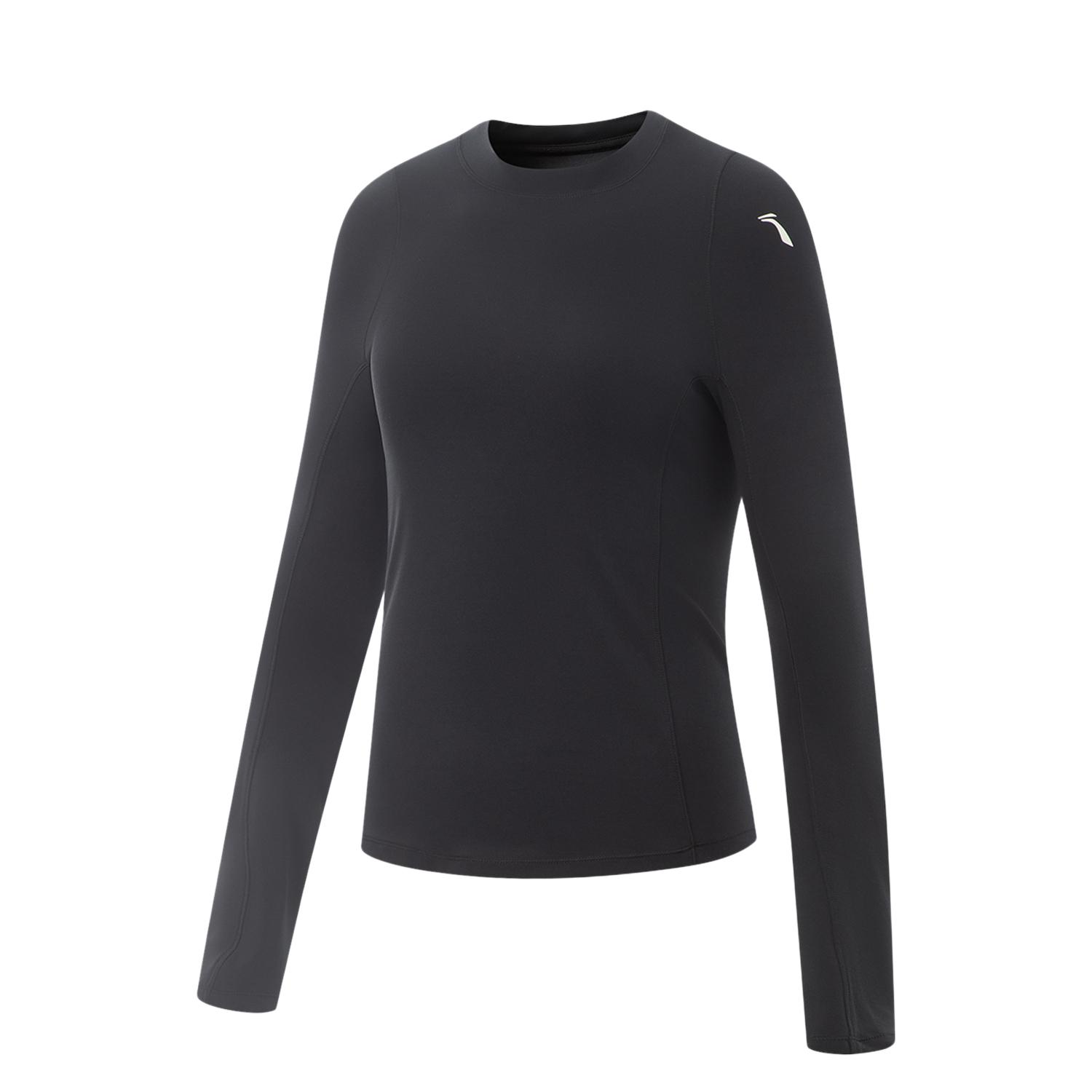 

Li-Ning Comfortable Simple Versatile Solid Color Breathable Sports Long Sleeve T-Shirt Women Tops ATLV228-5 S