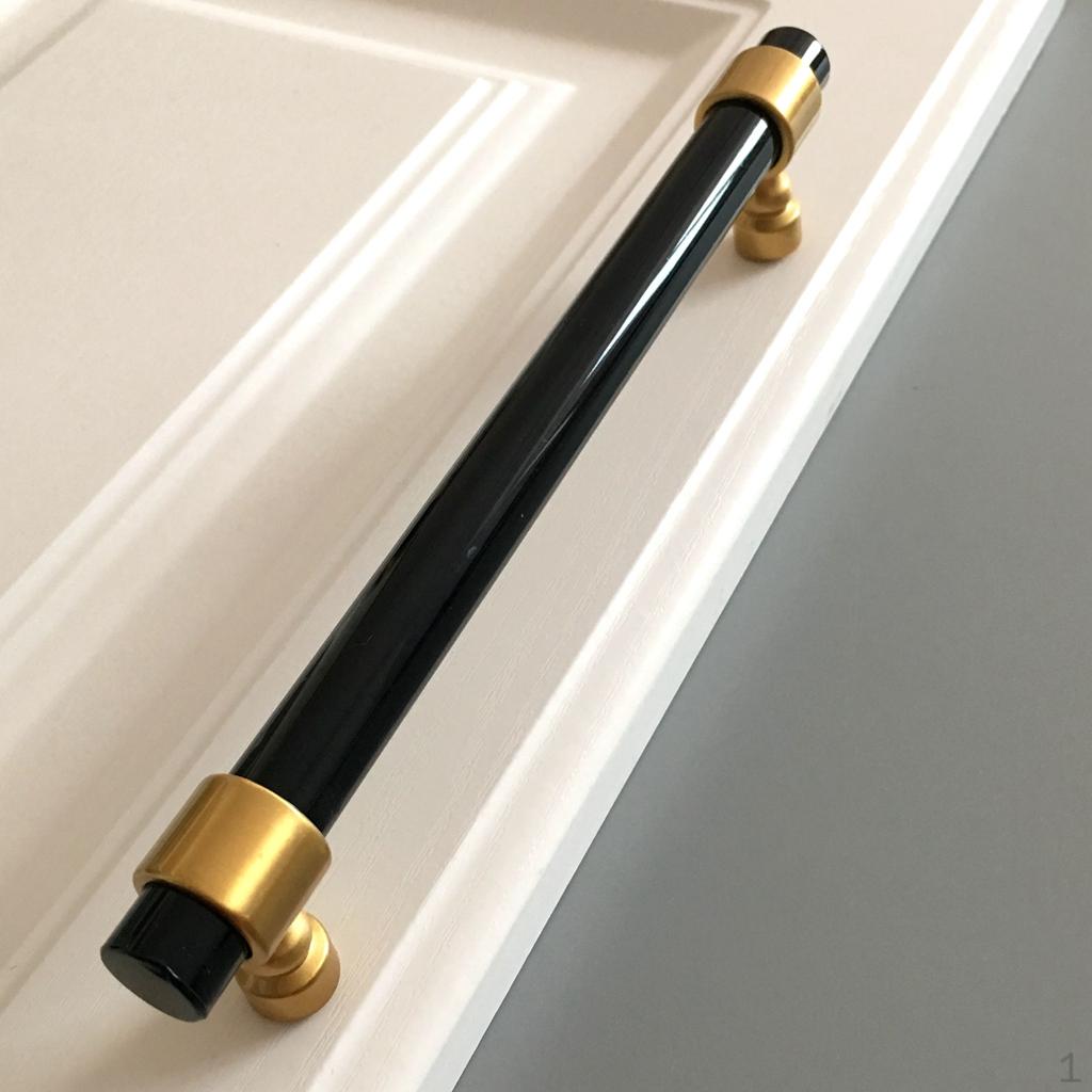 

Acrylic Dresser Pulls Cabinet Door Handles Knobs Furniture Hardware Brass D 160mm